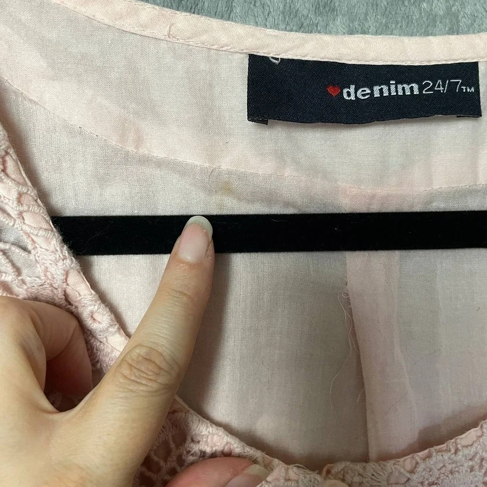 Denim 24/7 pink 100%